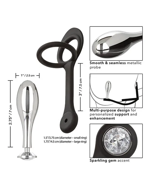 CalExotics Anal Star Fucker Teardrop Gem Plug Wsilicone Enhancer