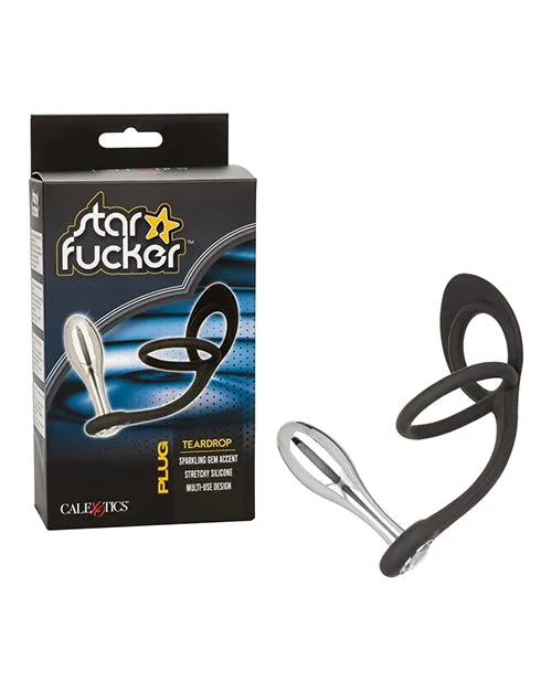 CalExotics Anal Star Fucker Teardrop Gem Plug Wsilicone Enhancer