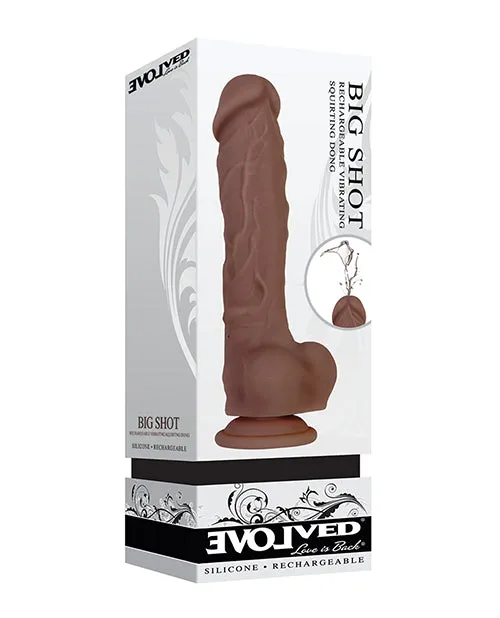 Dildos Evolved Evolved Big Shot Vibrating Squirting Dildo