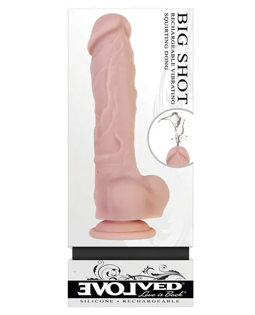 Dildos Evolved Evolved Big Shot Vibrating Squirting Dildo