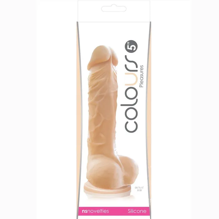 Dildos NS Novelties Colours Pleasures Beige Silicone Dong Dildos NS Novelties Colours Pleasures Beige Silicone Dong