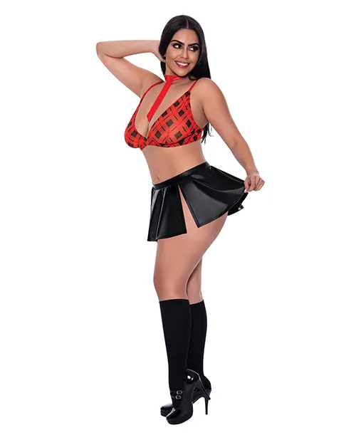 Dress Up Study Abroad Top Skirt Tie Redblack Magic Silk Anal Dress Up Study Abroad Top Skirt Tie Redblack Magic Silk Anal