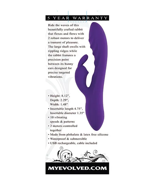 Evolved Vibrators Evolved Wavy Rabbit Vibrator