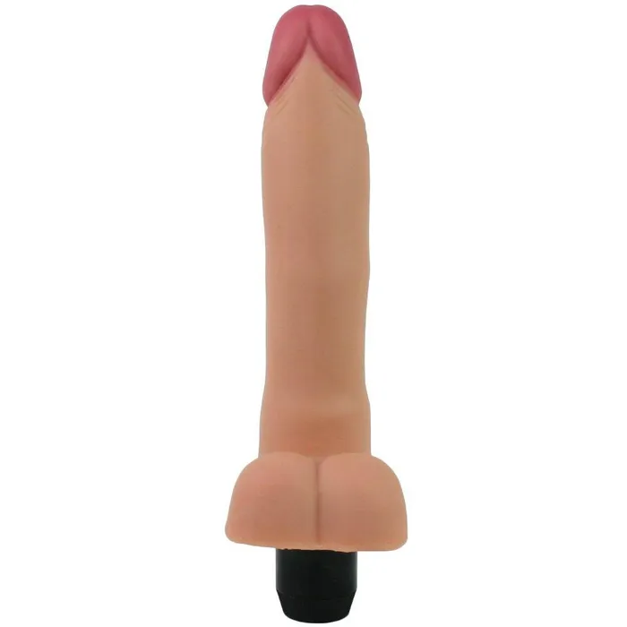 Female Sex Toys Pink BOB Vibrating Dildo with Balls Flexes and Bends As You Move