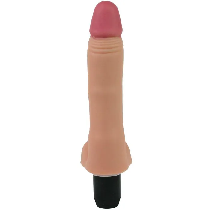 Female Sex Toys Pink BOB Vibrating Dildo with Balls Flexes and Bends As You Move