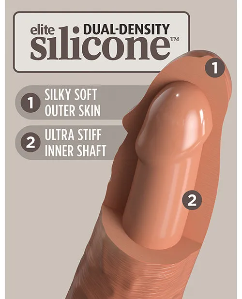 Female Sex Toys Pipedream King Cock Elite 6 Dual Density Silicone Cock