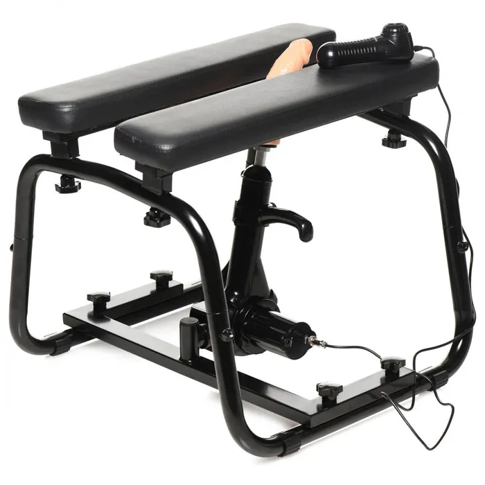 Female Sex Toys XR Brands Deluxe Bangin Bench with Sex Machine
