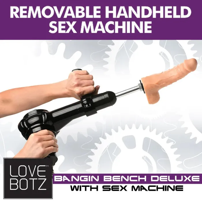 Female Sex Toys XR Brands Deluxe Bangin Bench with Sex Machine