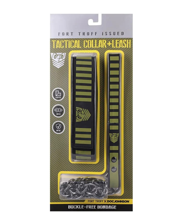 Fort Troff Tactical Collar Leash Doc Johnson Vibrators Fort Troff Tactical Collar Leash Doc Johnson Vibrators