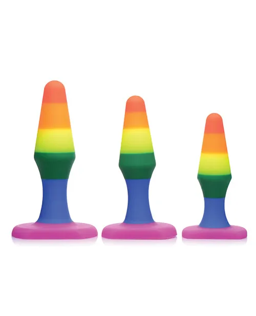Frisky Rainbow Silicone Anal Trainer Set XR Brands Anal