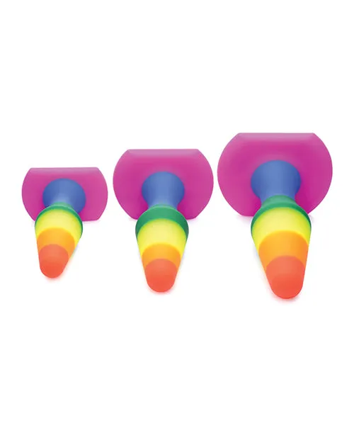 Frisky Rainbow Silicone Anal Trainer Set XR Brands Anal