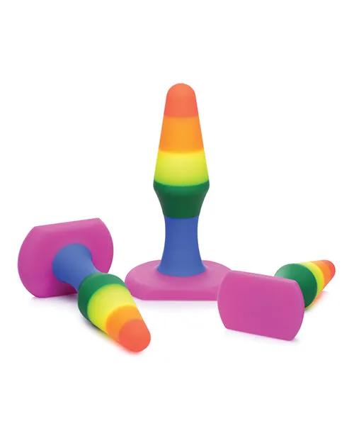 Frisky Rainbow Silicone Anal Trainer Set XR Brands Anal