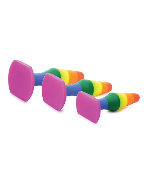 Frisky Rainbow Silicone Anal Trainer Set XR Brands Anal