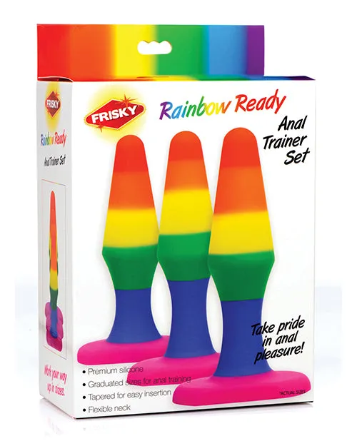 Frisky Rainbow Silicone Anal Trainer Set XR Brands Anal