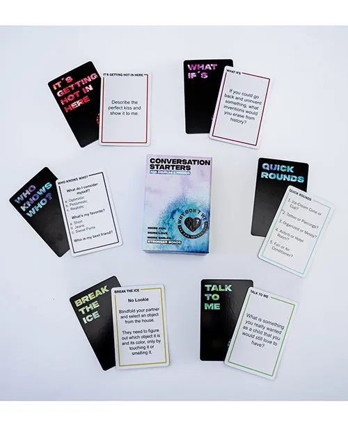 Games Conversation Starters 120 Card Game Firstplace Solutions