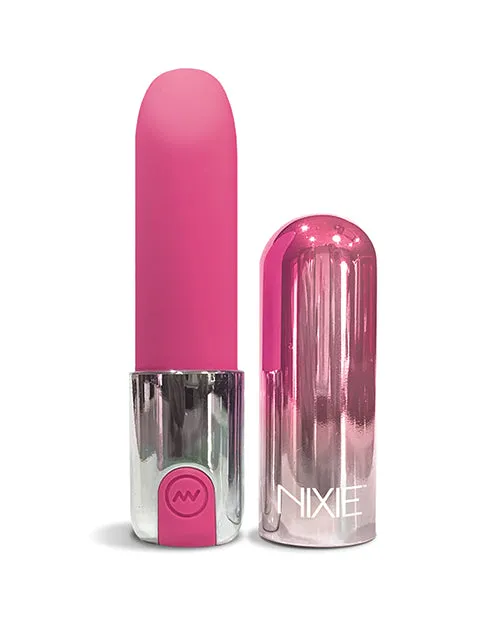 Global Novelties Nixie Smooch Rechargeable Lipstick Vibrator Female Sex Toys