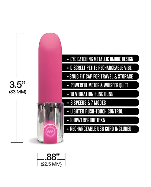 Global Novelties Nixie Smooch Rechargeable Lipstick Vibrator Female Sex Toys
