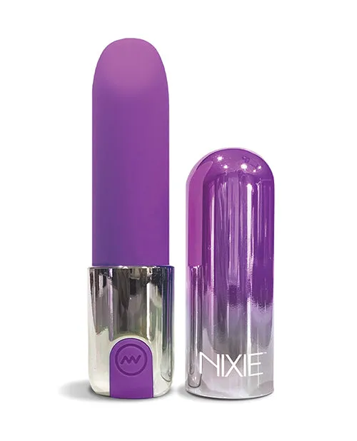 Global Novelties Nixie Smooch Rechargeable Lipstick Vibrator Female Sex Toys