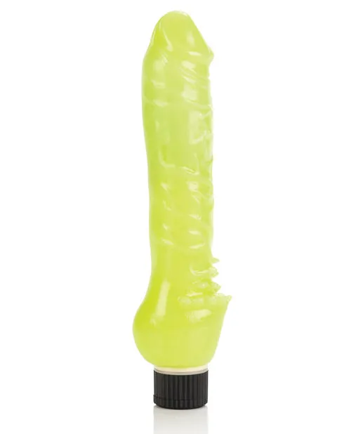 Glow In The Dark 7 Jelly Penis Vibe CalExotics Female Sex Toys