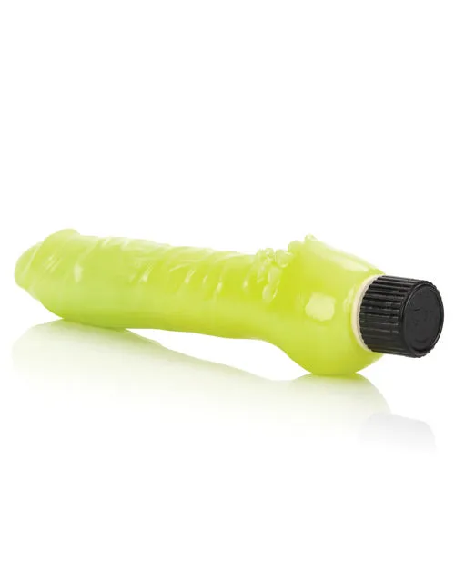 Glow In The Dark 7 Jelly Penis Vibe CalExotics Female Sex Toys