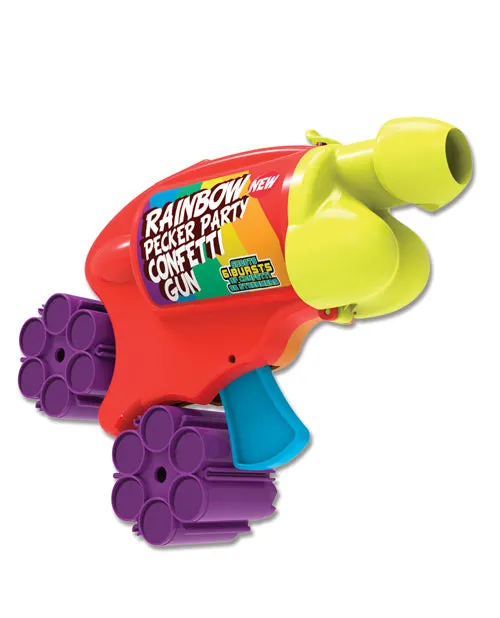 Hott Products Anal Rainbow Pecker Party Confetti Gun