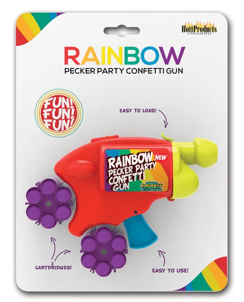 Hott Products Anal Rainbow Pecker Party Confetti Gun