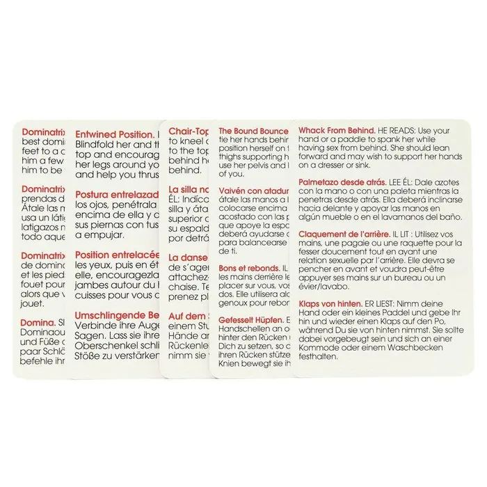 Kheper Games Inc Couples 50 Positions Of Bondage Sex Position Cards