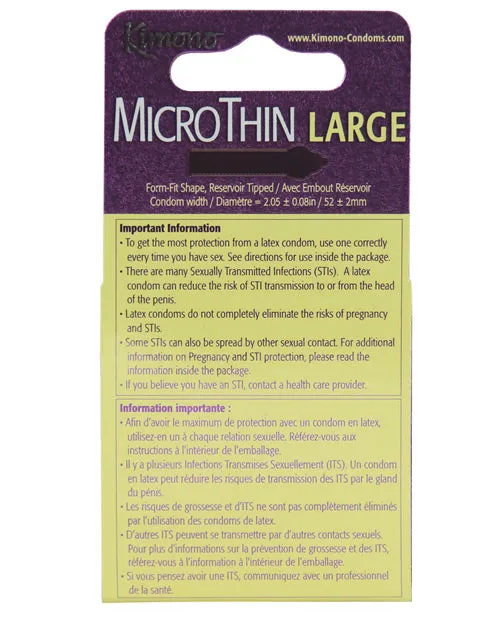Kimono Micro Thin Large Condom Paradise Marketing Male Sex Toys