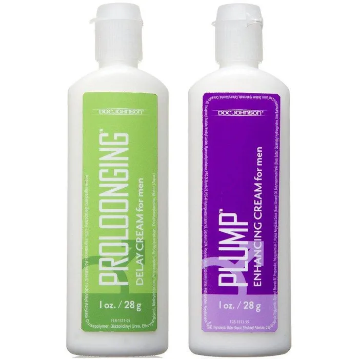 Male Sex Toys Doc Johnson Prolonging Plump Enhancement Kit For Men