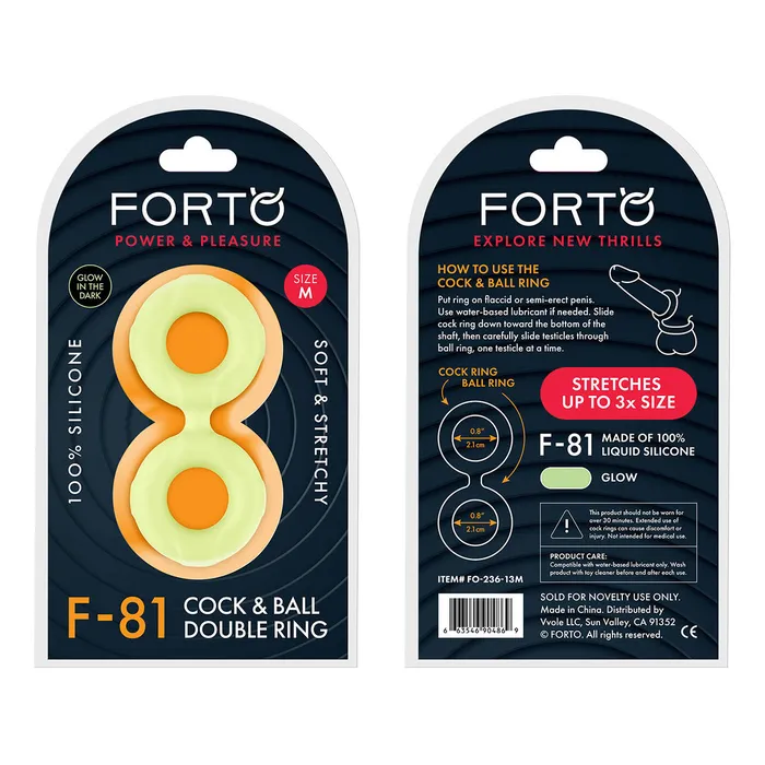 Male Sex Toys FORTO FORTO F81 Double Ring