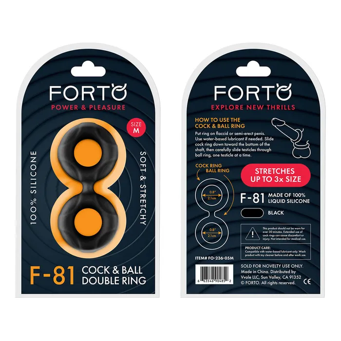 Male Sex Toys FORTO FORTO F81 Double Ring