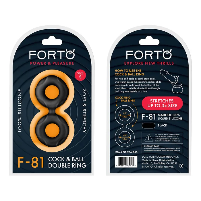 Male Sex Toys FORTO FORTO F81 Double Ring