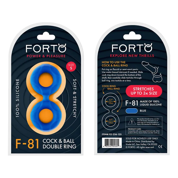 Male Sex Toys FORTO FORTO F81 Double Ring