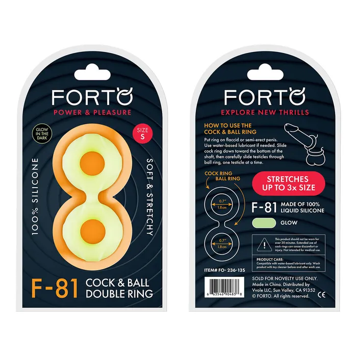 Male Sex Toys FORTO FORTO F81 Double Ring