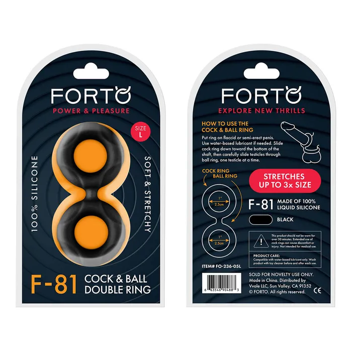 Male Sex Toys FORTO FORTO F81 Double Ring