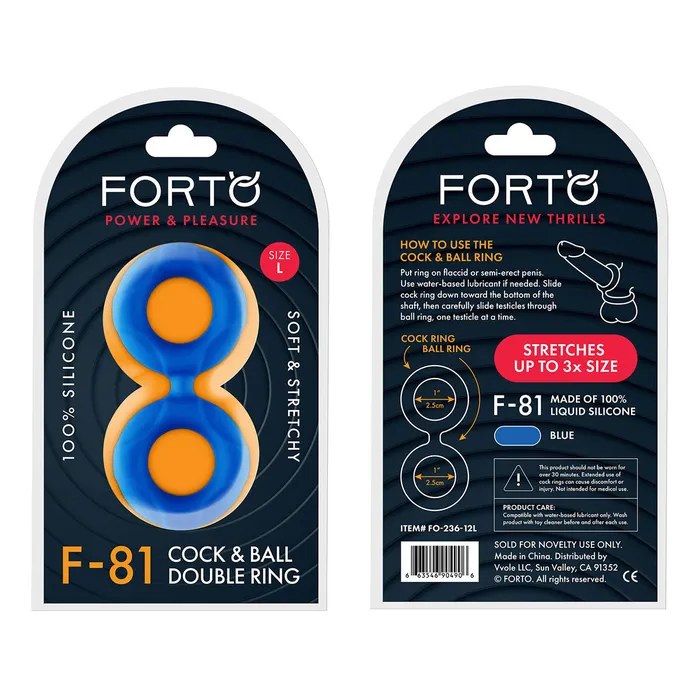 Male Sex Toys FORTO FORTO F81 Double Ring