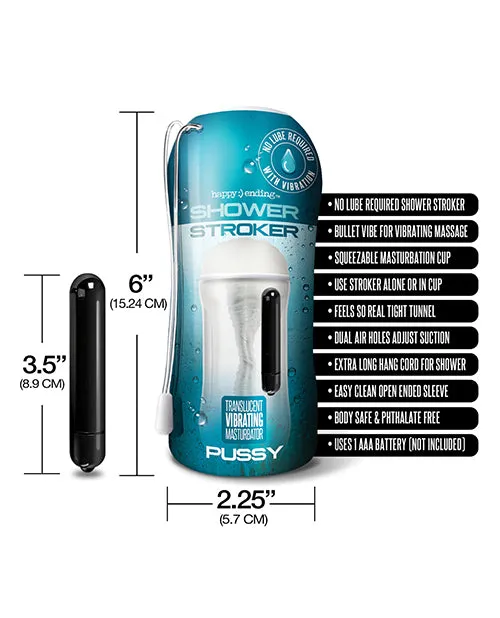 Male Sex Toys Global Novelties Shower Stroker Vibrating Pussy