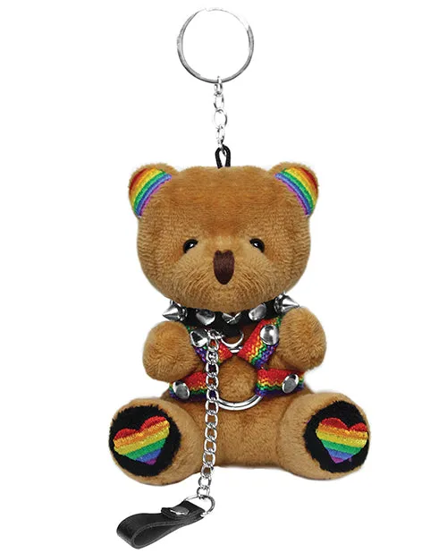 Male Sex Toys Master Series Master Series Pride Bear Keychain