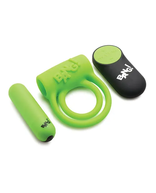 Male Sex Toys XR Brands Bang Glow in the Dark 28X Remote Controlled Cock Ring Male Sex Toys XR Brands Bang Glow in the Dark 28X Remote Controlled Cock Ring