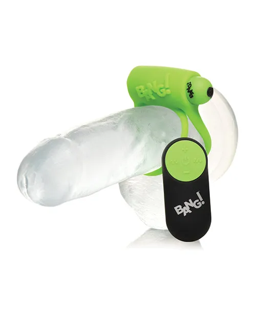 Male Sex Toys XR Brands Bang Glow in the Dark 28X Remote Controlled Cock Ring Male Sex Toys XR Brands Bang Glow in the Dark 28X Remote Controlled Cock Ring