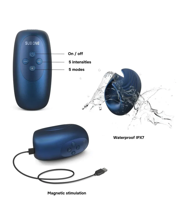 ManWan Male Sex Toys Manwan SubOne Tapping Male Masturbator Infinite Black