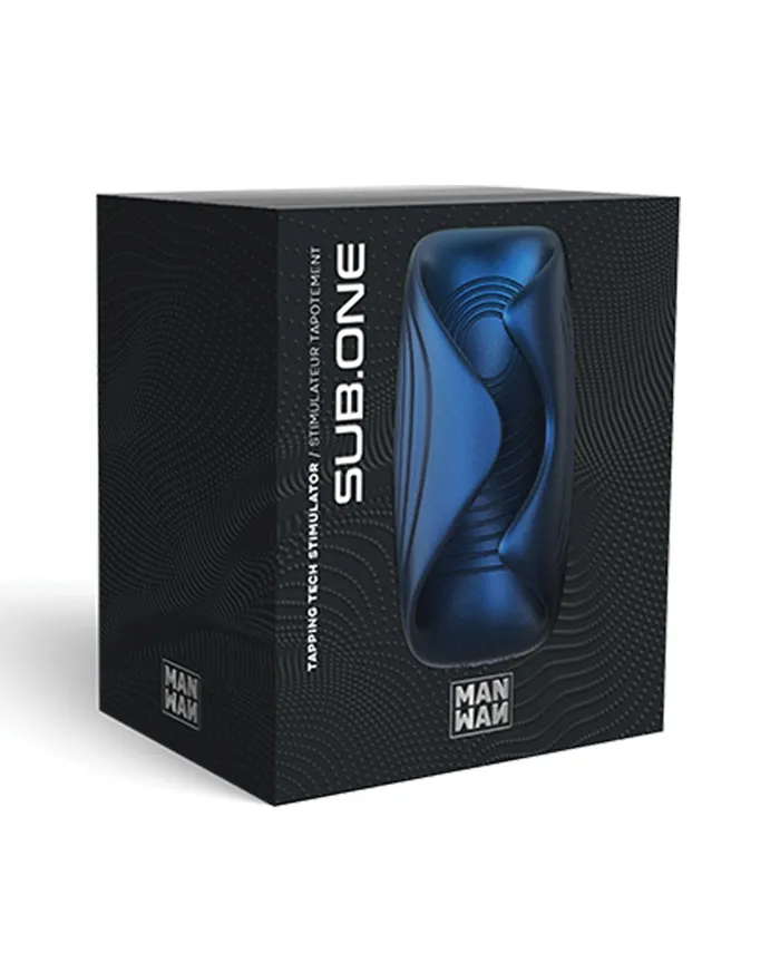 ManWan Male Sex Toys Manwan SubOne Tapping Male Masturbator Infinite Black