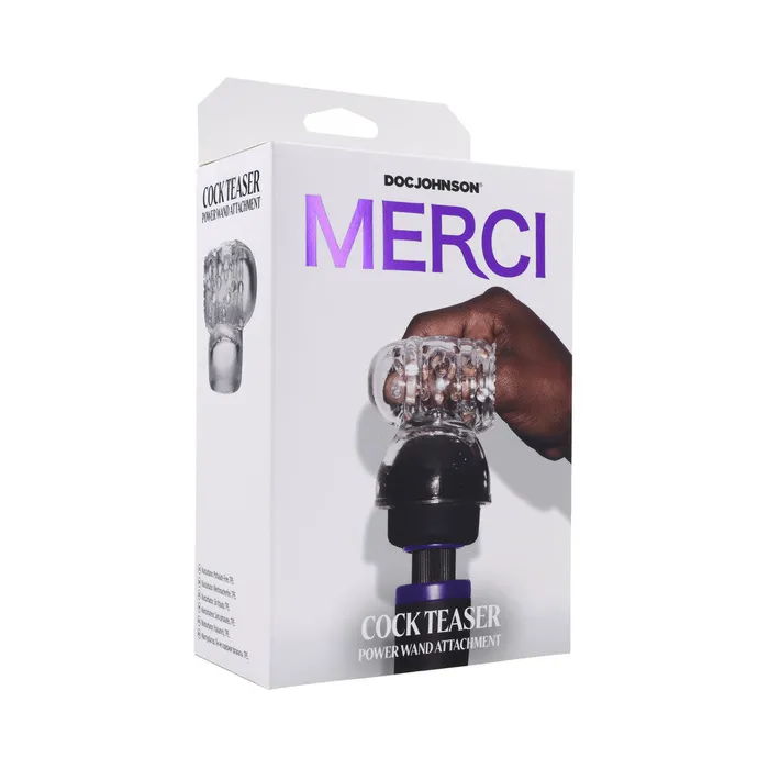 Merci Cock Teaser Wand Attachment Doc Johnson Female Sex Toys