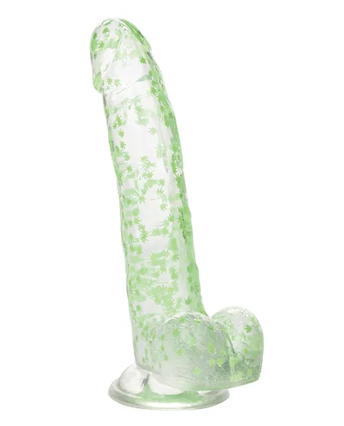 Naughty Bits I Leaf Dick Glow In The Dark 420 Leaf Dildo CalExotics Dildos Naughty Bits I Leaf Dick Glow In The Dark 420 Leaf Dildo CalExotics Dildos