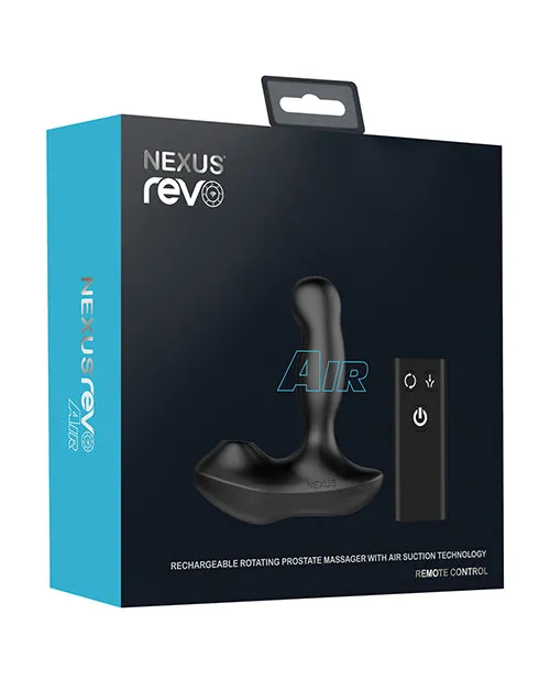 Nexus Revo Air Rotating Prostate Massager Wsuction Nexus Anal