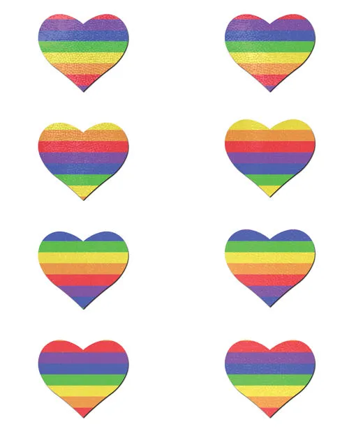 Pastease Premium Mini Rainbow Heart Pack Of 8 Os Pastease Female Sex Toys