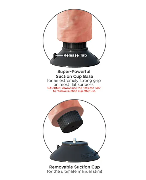 Pipedream King Cock 6 Vibrating Cock Dildos