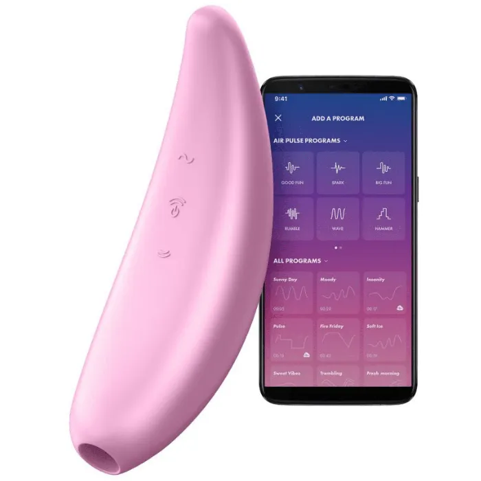 Satisfyer Vibrators Satisfyer Curvy 3 Air Pulse Bluetooth Vibrator