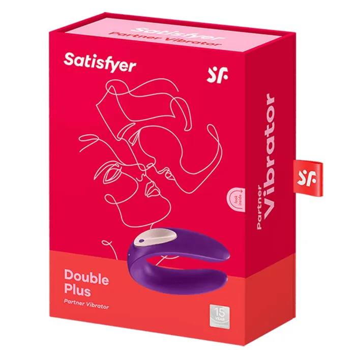 Satisfyer Vibrators The Partner Plus Deluxe Silicone Couples Vibe