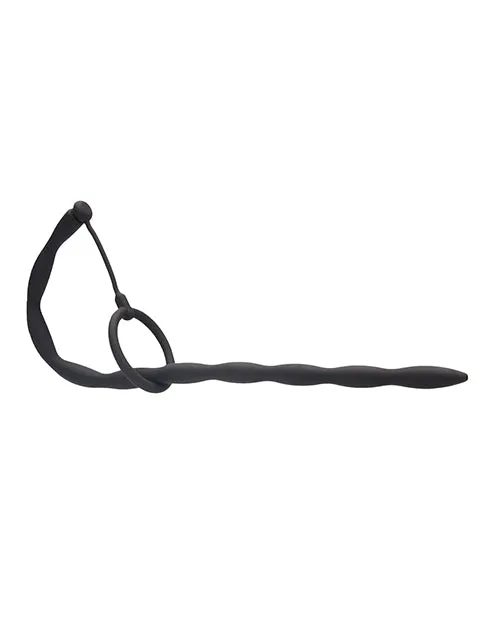 Shots Shots Ouch Urethral Sounding Silicone Plug Cock Ring Set Male Sex Toys Shots Shots Ouch Urethral Sounding Silicone Plug Cock Ring Set Male Sex Toys